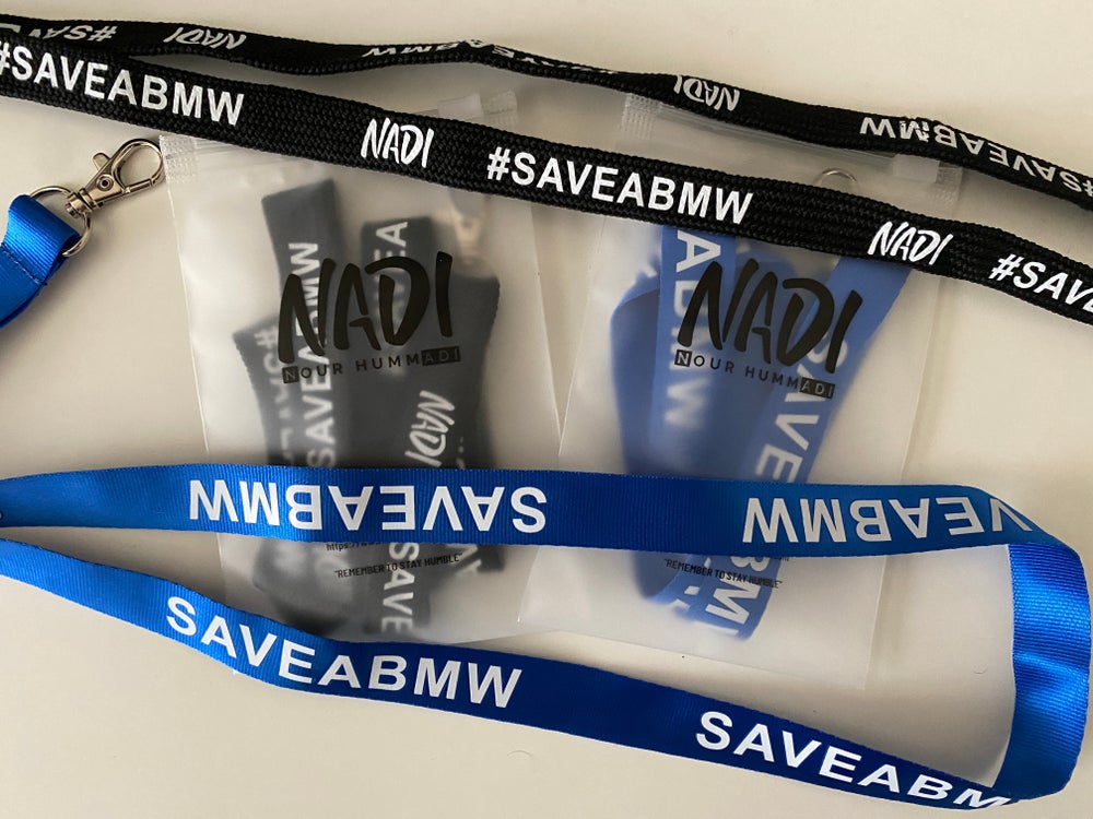 #SAVEABMW Lanyards